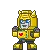 Bumblebee Transformers: Cheerful Robot Sticker