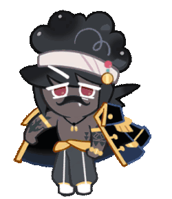 Captain Caviar Cookie: Animated Salute Sticker