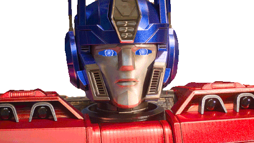 Optimus Prime Concerned Look Sticker