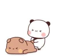 Bubu Not Happy Bubu Throw Dudu Out Sticker
