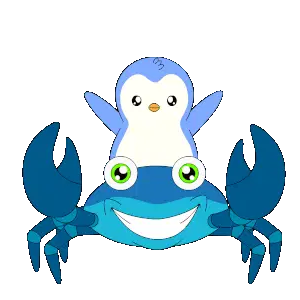 Pengu Pudgy Crab: Happy Cancer Season Sticker