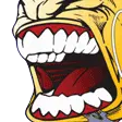 Letsgo Letsgoo Screaming Emote Sticker