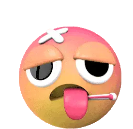 Sick Sweaty Emoji