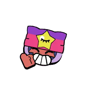 Sandy Brawl Stars Winking Heart Sticker