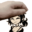 Ashley TCOAAL: Hand Holding Head Pixel Art