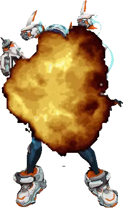 Juno Overwatch Energy Burst Sticker