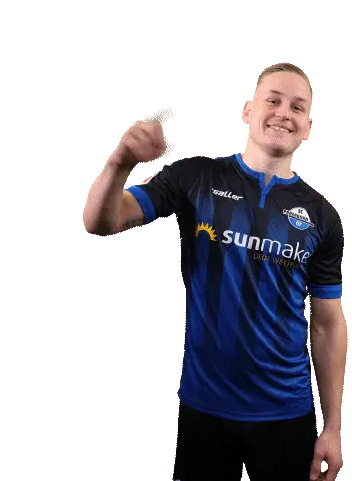SC Paderborn 07 Player Finger Snap Smile Sticker