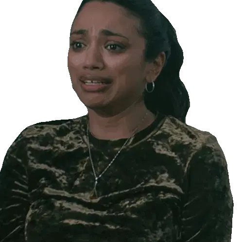 Nadine Bhabha as Sabrina Crying