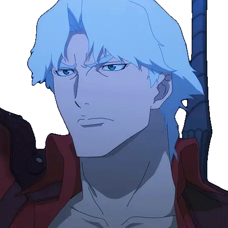 Dante Gritting Teeth - Devil May Cry Anime