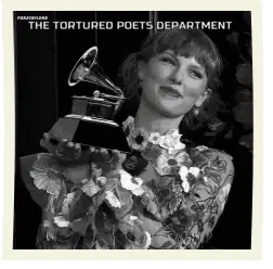 Taylor Swift The Tortured Poets Department Sticker