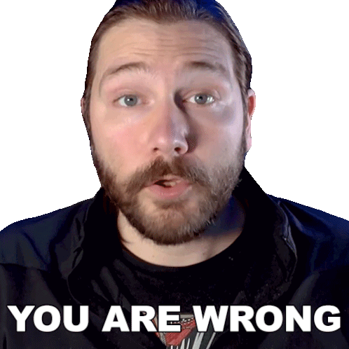 Michael Kupris: You Are Wrong Sticker