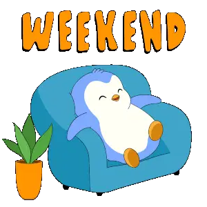 Weekend Happy Weekend Sticker