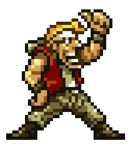 Marco Rossi Pixel Art Victory Sticker