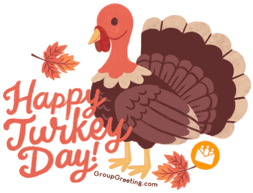 Groupgreeting Happy Turkey Day Turkey Sticker