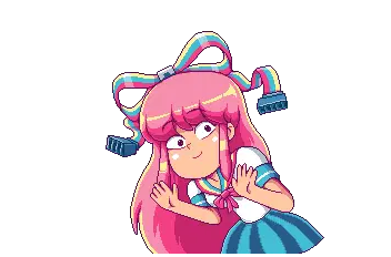Giffany Gravity Falls Pixel Art Sticker