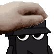 Nem Nemesis Cartoon Character with Hat Sticker