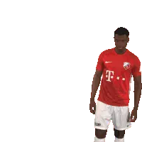 Man in Red T-Mobile Jersey Sticker