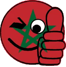 Morocco Flag Thumbs Up Emoji