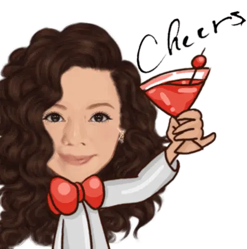 Mara Queen Mara Cheers Cocktail Sticker