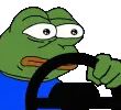 Monka Extreme Driving Frog Emote