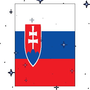 Slovakia Flag Fancam Pixel Art Animated Sticker