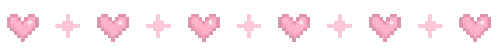 Kawaii Pixel Hearts & Sparkle