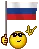 Pixel Art Russia Flag Thumbs Up Smiley
