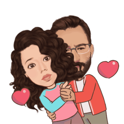 Mara Couple Dancing Hug Sticker