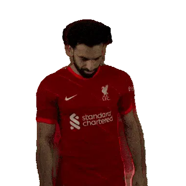 Mo Salah Shush Gesture Transparent Sticker