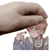 Cute Boi: Hand Giving Cigarette Pixel Art