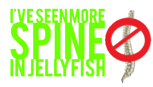 Spineless Scared Sticker