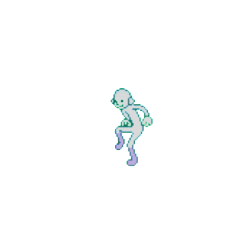 Rhythm Heaven Knee Ball Guy Dancing Sticker