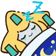 Jirachi Sleeping Zzz Mini Impact Sticker