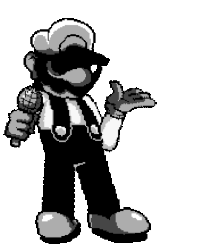 FNF Mario's Madness GB All Poses