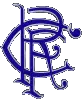 Rangers RFC Monogram Logo Sticker