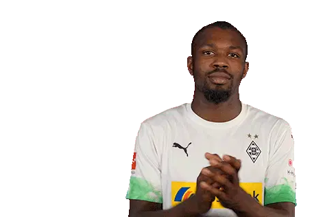 Marcus Thuram Applauds for Borussia Mönchengladbach
