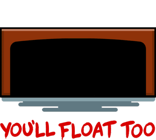 It Movie: You'll Float Too Paper Boat Sticker