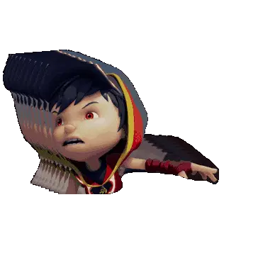 Boboiboy Blaze: Intense Glitch Effect Animated Sticker
