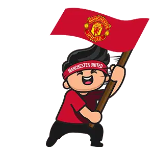 Manchester United Football Fan Sticker