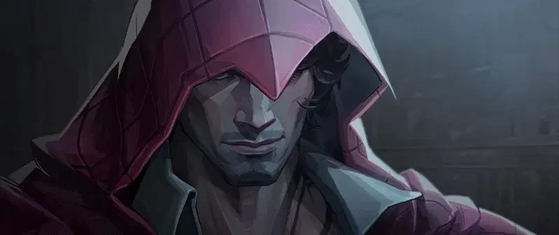 The hood with glowing red eyes – free GIF download | meme platform | memes GIF