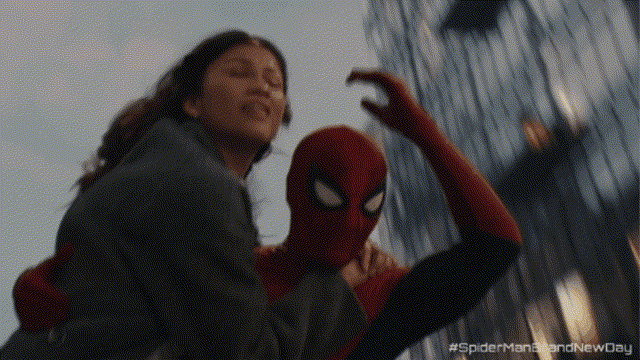 Spider-Man Swinging With MJ