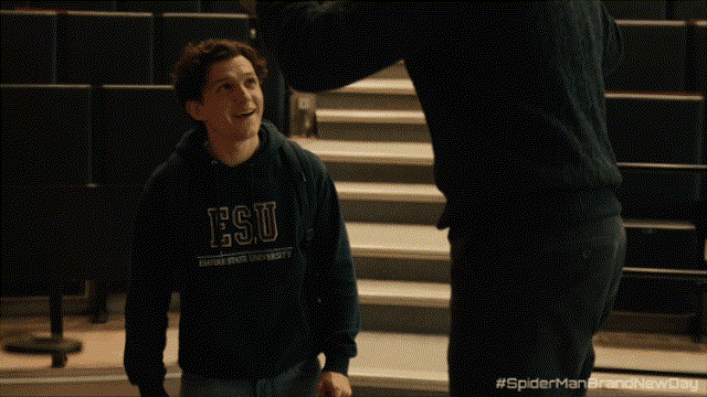 Peter Parker Happy Smile