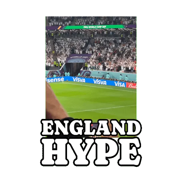 England soccer hype after a goal in the world cup