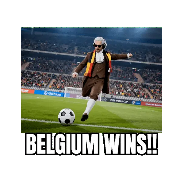 Belgium soccer wins!