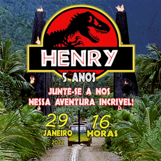 Convite Heny Meme