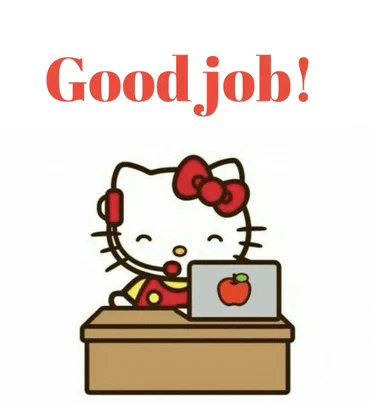 Good Job Hello Kitty Meme