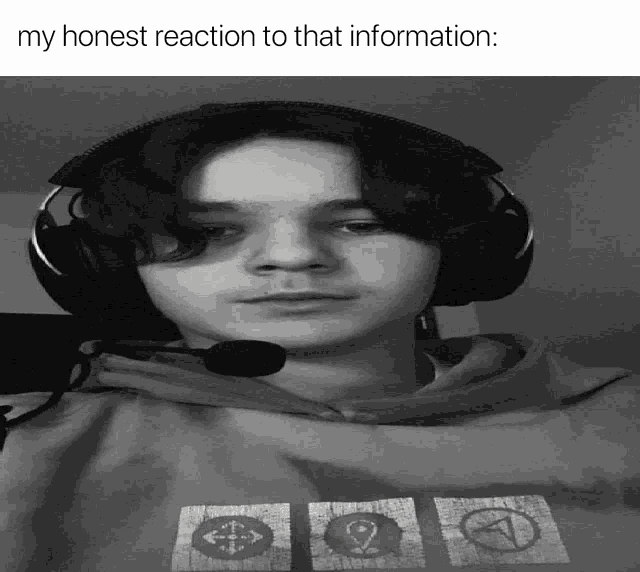 My Reaction To That Information Jacob Meme