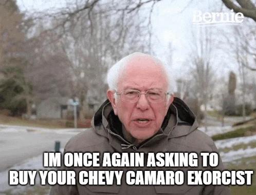 Chevy Camaro Exorcist Meme