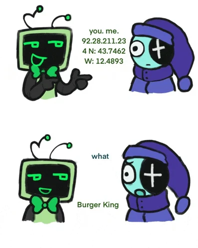 Vee And Astro Dandy'S World Meme