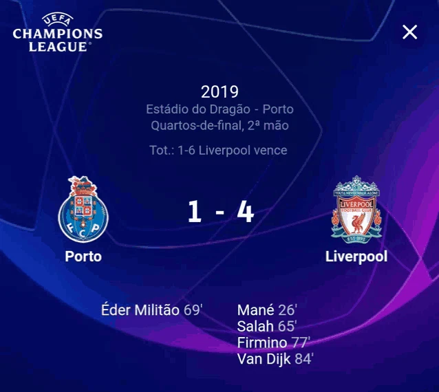 Porto Vs Liverpool Meme
